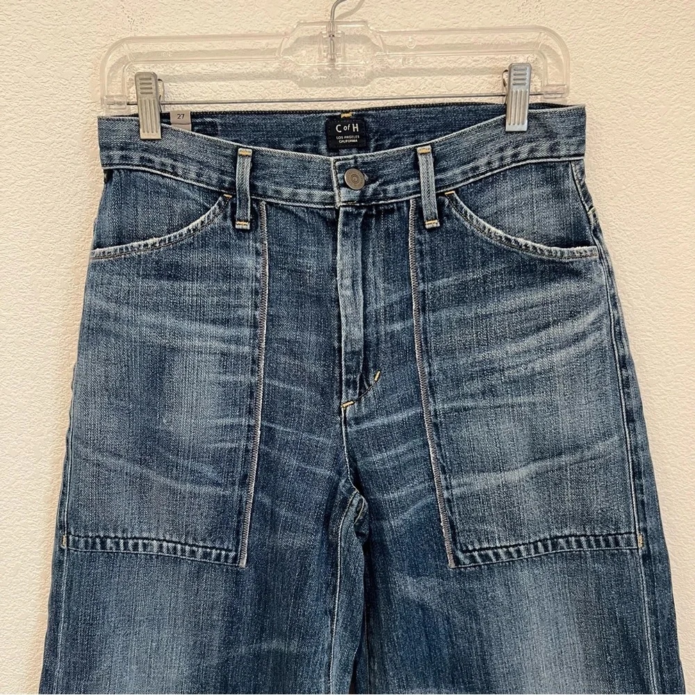 Citizens of Humanity Womens Melanie Cropped Wide Leg Jeans Size 27 Cotton - Picture 7 of 15